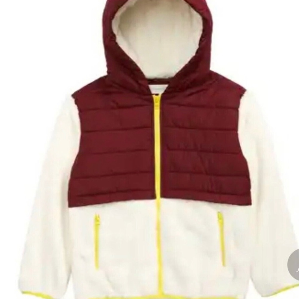 Treasure and Bond Quilted Sherpa Jacket
